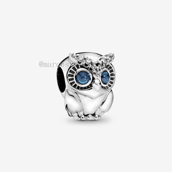 Pandora Shining Owl Charm - Picture 1 of 4